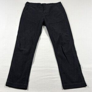 BEAMS Mens Dark Blue Japan Twill 27" Straight Leg Chino Pants Trousers Sz M